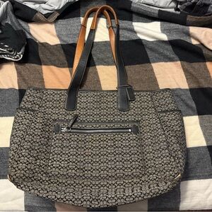 Coach Mini Signature Jacquard Multi Tote